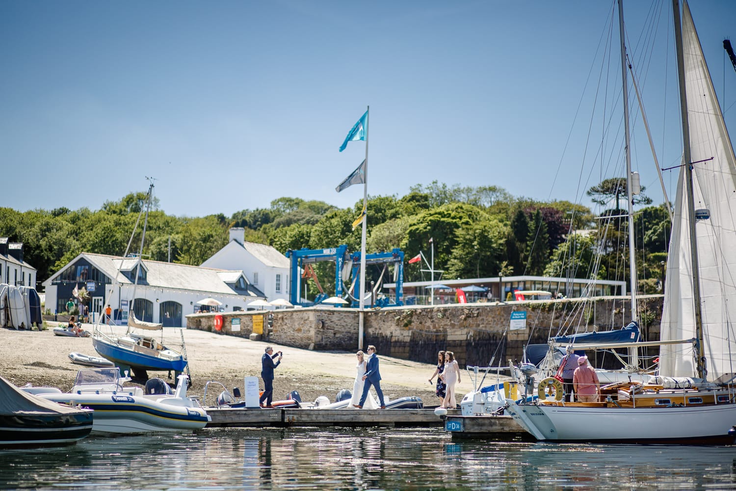 mylor harbour wedding
