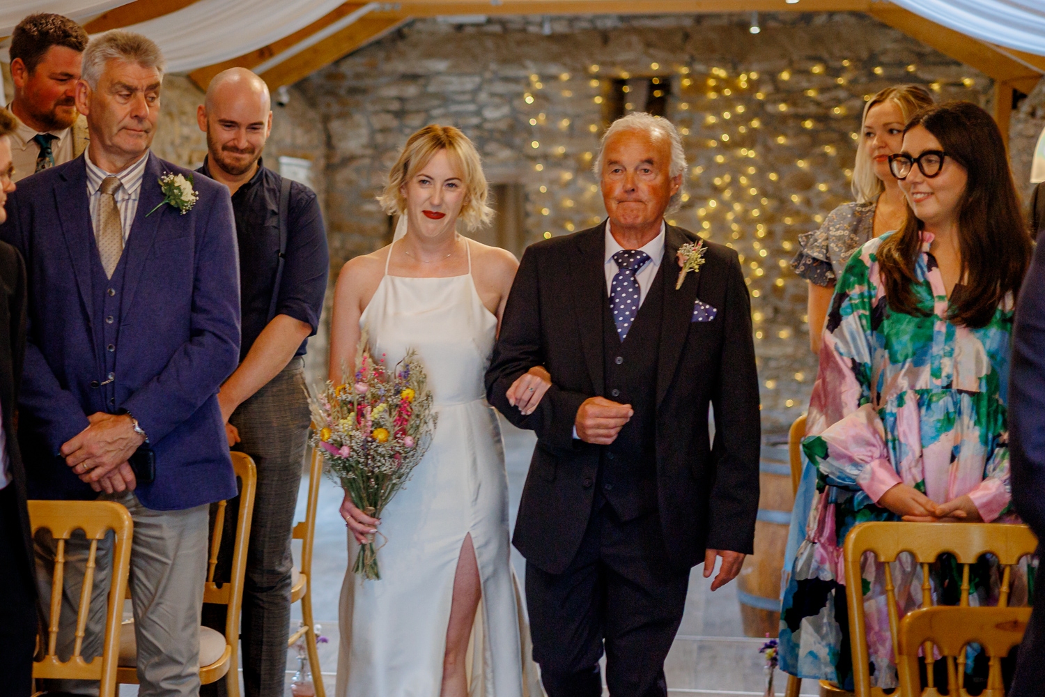 bride and father