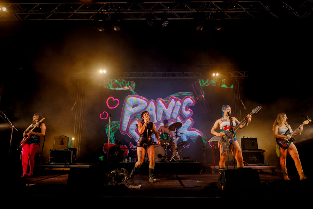 panic shack at green man festival